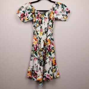 Speechless floral short sleeve dress-S